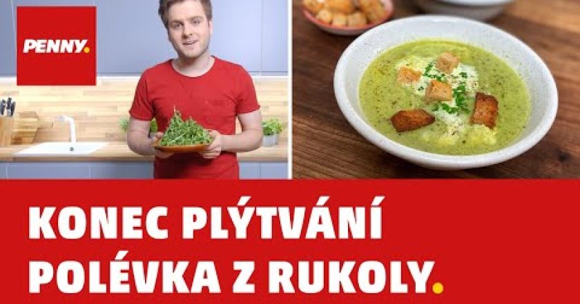 RECEPT – Polévka ze salátu a rukoly