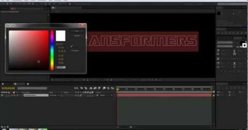 CZTUTORIÁL – After Effects 038 – Transformers 3 trailer titles