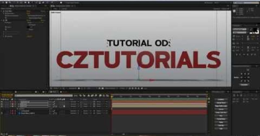 CZTUTORIÁL – After Effects 163 – Jednoduché trailer texty 3