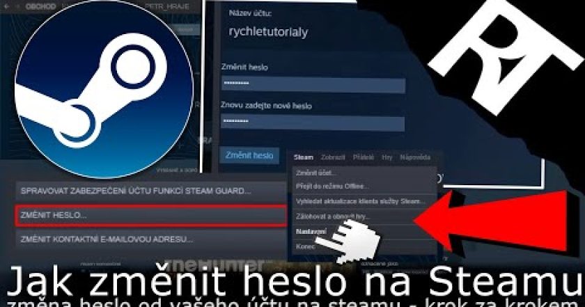 Jak změnit heslo na Steamu – změna hesla Steam (tutoriál)