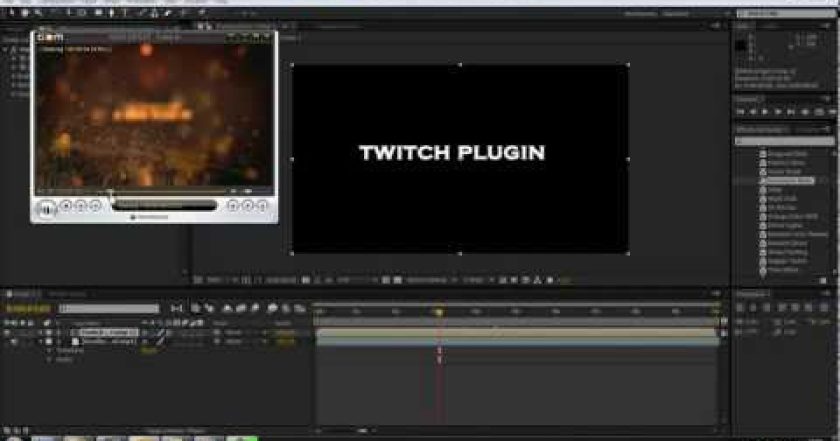 CZTUTORIÁL – After Effects 044 – Twitch plugin