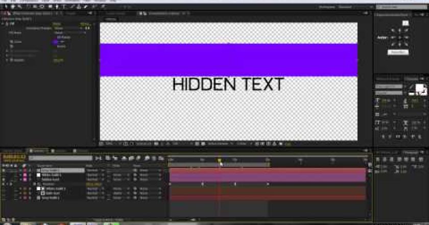 CZTUTORIÁL – After Effects 131 – „Skryté texty“