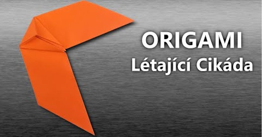 Origami – Létající Cikáda