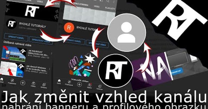 Jak změnit/dát  profilovku/banner na YouTube na mobile/počítači | upravit vzhled kanálu (tutorial)