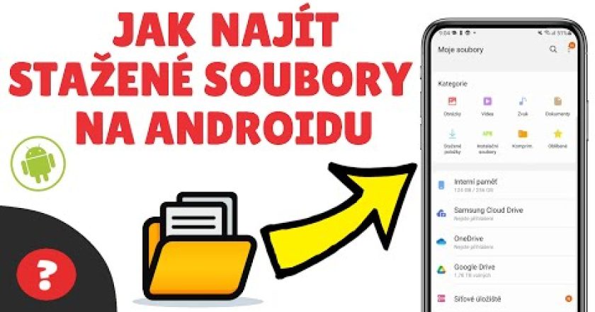 Jak NAJÍT STAŽENÉ SOUBORY v TELEFONU | Návod | Android / Mobil