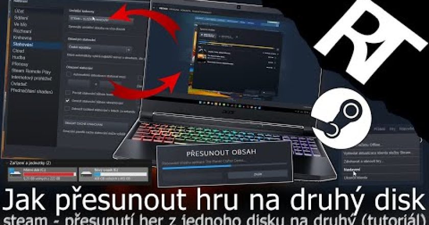 Jak přesunout hru na Steamu na druhý disk – Jak přesunout hru z disku C na disk D (tutoriál) – Steam