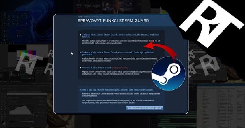 Jak zapnout Steam Guard na Steamu – dvoufázové ověření Steam účtu – (tutoriál)