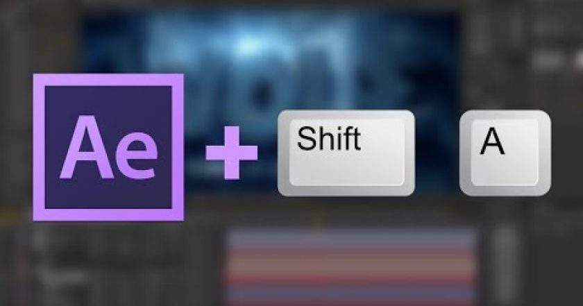 CZTUTORIÁL – After Effects 169 – Klávesové zkratky