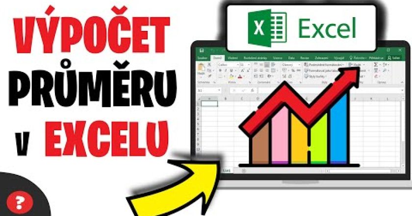 Jak VYPOČÍTAT PRŮMĚR v EXCELU | Návod | Základy Excelu | Počítač / Excel