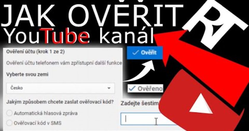 Jak ověřit/verifikovat účet na youtube – tutorial cz