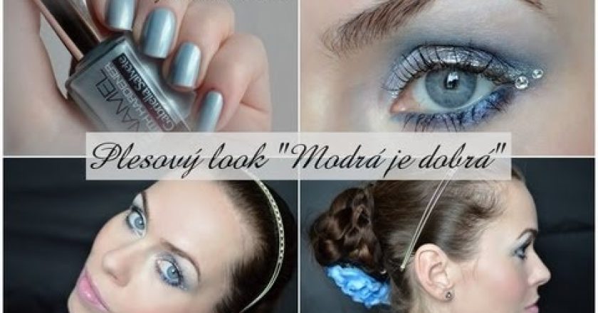 19.video pro kamoska.cz – Plesový look „Modrá je dobrá“ (líčení a drdol)