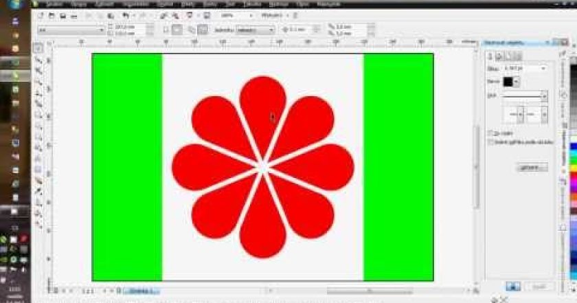 Exercise for Corel Draw – Taiwan Flag