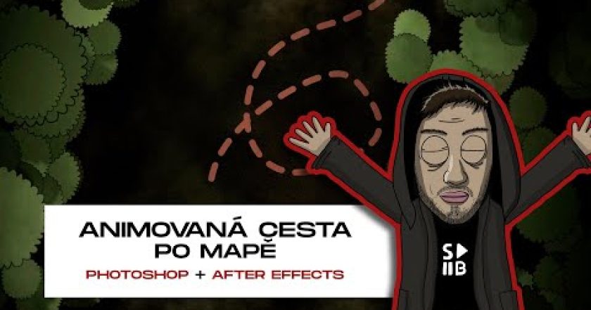 ADOBE AFTER EFFECTS | Animovaná cesta po mapě