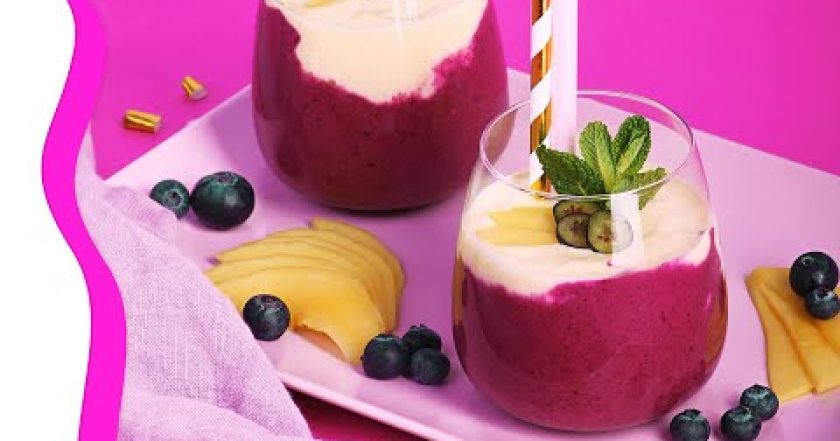 Holky v akci: Smoothie mango – borůvka