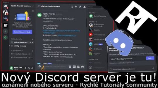 Připojte se na Discord server – Rychlé Tutoriály community