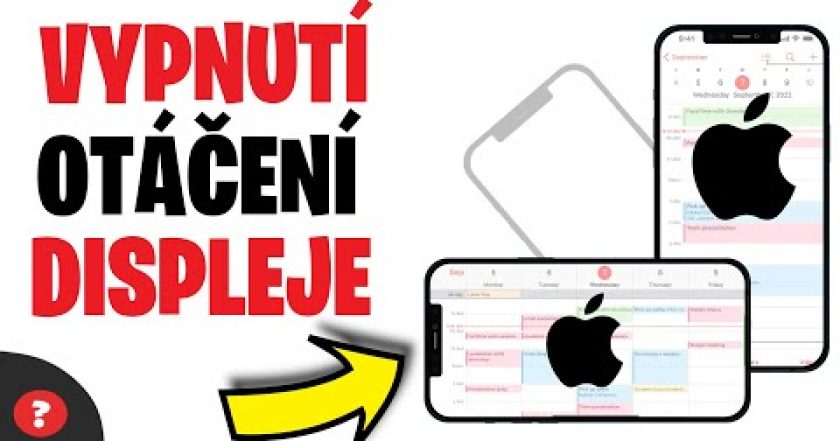 Jak VYPNOUT OTÁČENÍ DISPLEJE v iPhonu | Návod | iPhone / Telefon