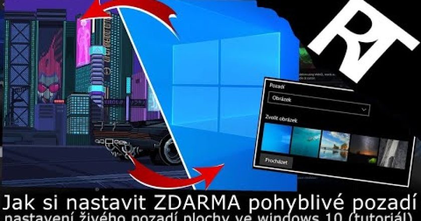 #short Jak si nastavit ZDARMA živé/pohyblivé pozadí plochy na Windows – animované pozadí