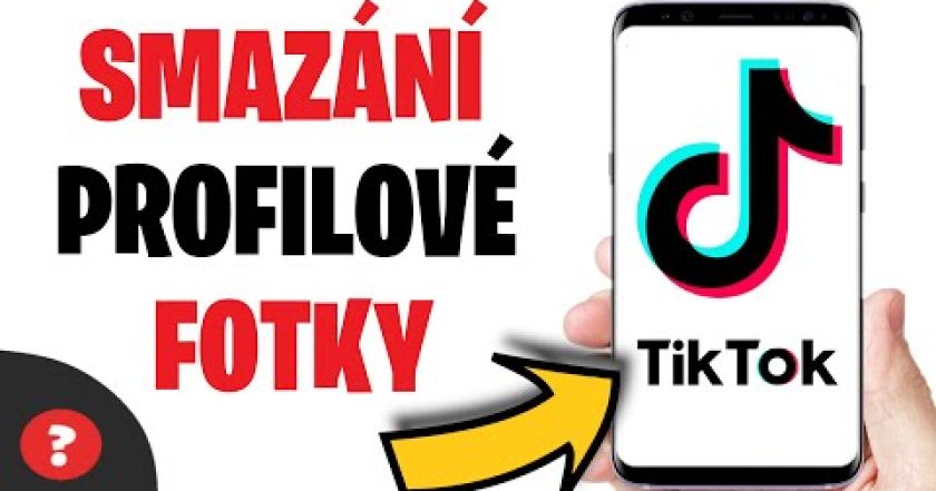 Jak SMAZAT PROFILOVOU FOTKU na TIKTOKU | Návod | TikTok / MOBIL