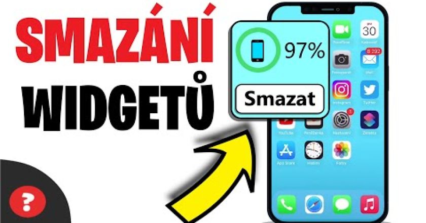 Jak SMAZAT WIDGET na iPhonu | Návod | iPhone / Telefon | Widget