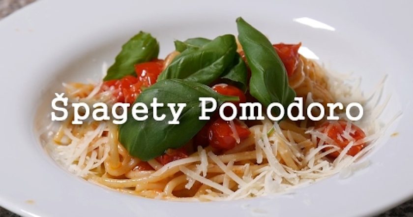 Nejlepší recept na pravé Italské špagety (POMODORO)