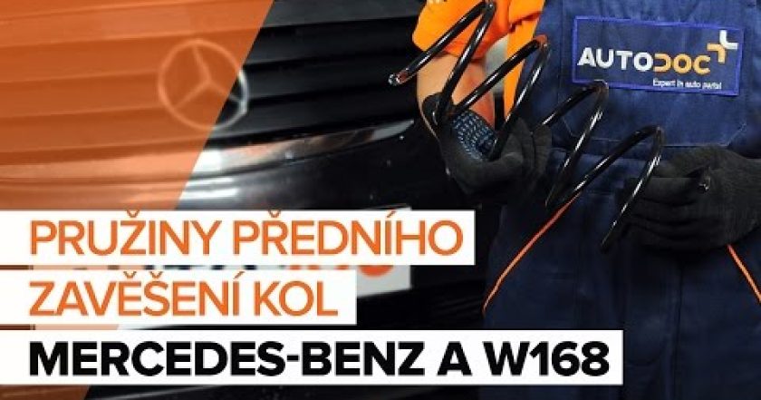 Jak vyměnit vinutou pružinu předního zavěšení kol na MERCEDES-BENZ A W168 [NÁVOD]