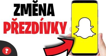 Jak ZMĚNIT PŘEZDÍVKU na SNAPCHAT | Návod | Snapchat / MOBIL