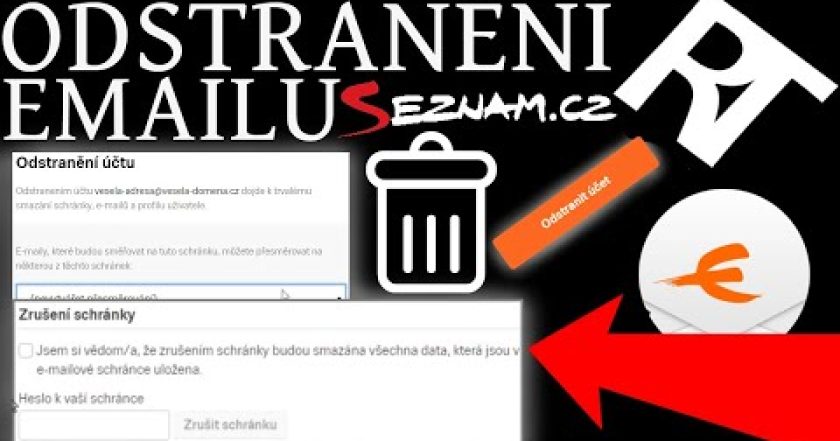 Jak smazat/odstranit email (seznam.cz)