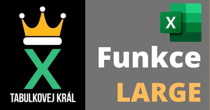 Funkce LARGE – Zjistěte první 3 nejvyšší hodnoty | Excel 365 Tutorial