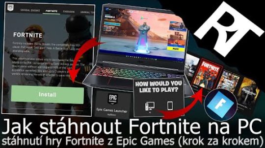 Jak stáhnout a nainstalovat Fortnite na PC – stáhnout Epic Games – Jak si stáhnout hru Fortnite