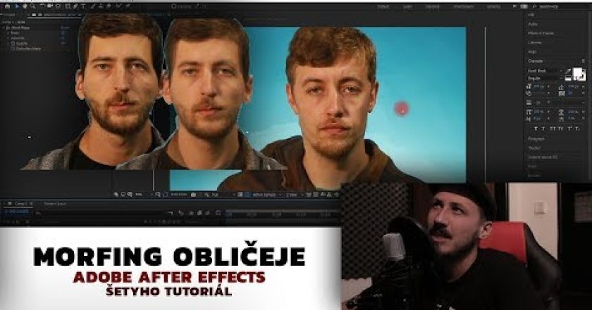 ADOBE AFTER EFFECTS | Proměna obličeje (morfing)