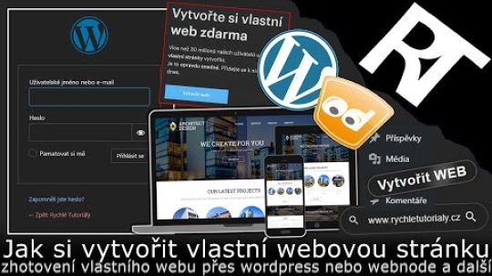 Jak si vytvořit vlastní webovou stránku , Webová stránka zdarma i placená a další…