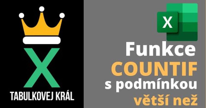 Jak spočítat studenty nad určitou bodovou hranicí? Funkce COUNTIF v akci | Excel 365 Tutorial