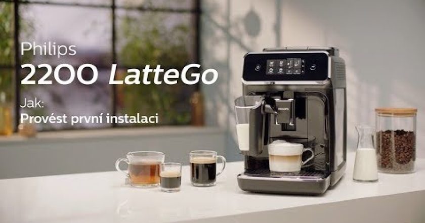 Philips 2200 LatteGo: Jak na první instalaci