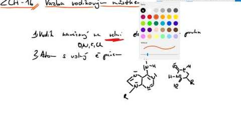Základy chemie 16 – Vazba vodíkovým můstkem aneb díky bohu za vodu jak je a DNA v jednom kuse :D