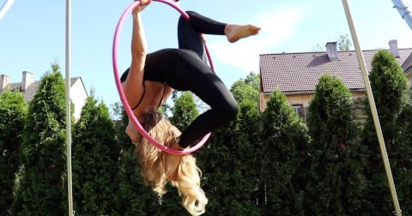 Aerialhoop trénink a vše o sportu /LEA