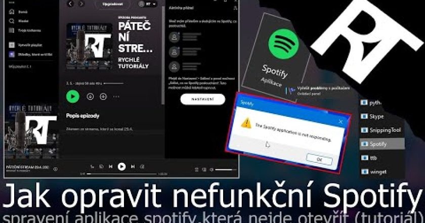 Jak opravit, že Spotify nejde spustit – nefunkční aplikace Spotify na PC – nejde otevřít (tutoriál)