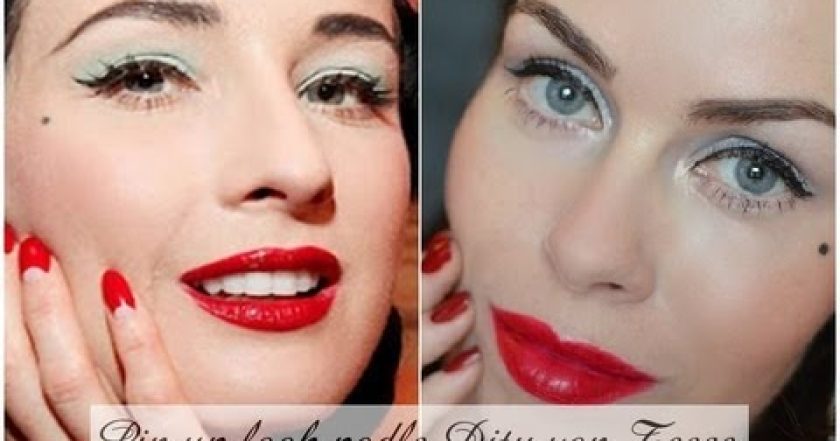 Pin up look podle Dity von Teese (22.video pro kamoska.cz)/ Dita von teese makeup look