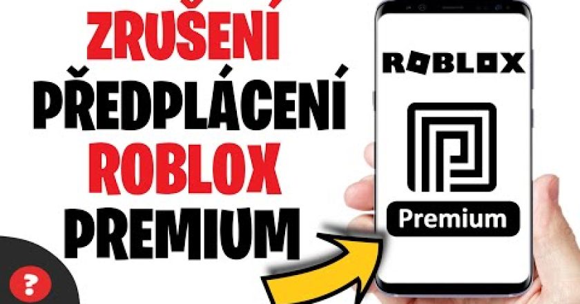 Jak ZRUŠIT PŘEDPLÁCENÍ ROBLOX PREMIUM | Návod | Roblox / Mobil